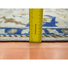 Load image into Gallery viewer, 8&#39;1&quot;x10&#39;2&quot; Snow Ivory, Polonaise Czartoryski With Persian Isphahan Inspired design Distinct Abrash, Hand Knotted, Zero Pile 100% Wool, Oriental Rug FWR452832