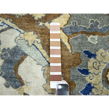 Load image into Gallery viewer, 9&#39;2&quot;x12&#39;1&quot; Daisy White, Hand Knotted, Polonaise Czartoryski With Persian Isphahan Inspired design, Distinct Abrash, Zero Pile, Pure Wool Oriental Rug FWR452838