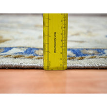 Load image into Gallery viewer, 9&#39;2&quot;x12&#39;1&quot; Daisy White, Hand Knotted, Polonaise Czartoryski With Persian Isphahan Inspired design, Distinct Abrash, Zero Pile, Pure Wool Oriental Rug FWR452838