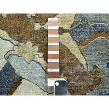 Load image into Gallery viewer, 12&#39;x15&#39;5&quot; Powder White, Polonaise Czartoryski With Persian Isphahan Inspired design, 100% Wool, Distinct Abrash, Hand Knotted, Zero Pile, Oversized, Oriental Rug FWR452844