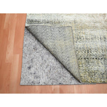 Load image into Gallery viewer, 9&#39;x12&#39;5&quot; Tan Brown with Gray, THE EYE, 100% Pure Silk, Soft to the Touch, Hand Knotted Oriental Rug FWR452970