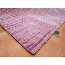 Load image into Gallery viewer, 8&#39;1&quot;x10&#39;4&quot; Shades Of Pink, Vertical Ombre Design, Natural Wool, Hand Knotted, Oriental Rug FWR453084
