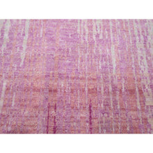 Load image into Gallery viewer, 8&#39;1&quot;x10&#39;4&quot; Shades Of Pink, Vertical Ombre Design, Natural Wool, Hand Knotted, Oriental Rug FWR453084