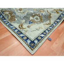Load image into Gallery viewer, 9&#39;2&quot;x12&#39;3&quot; Chiffon White With Brown, Polonaise Czartoryski With Persian Isphahan Inspired design, Hand Knotted, Zero Pile, 100% Wool, Oriental Rug FWR453126