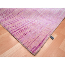 Load image into Gallery viewer, 9&#39;2&quot;x12&#39;4&quot; Shades Of Pink, Hand Knotted, Vertical Ombre Design, Natural Wool, Oriental Rug FWR453174