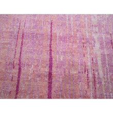 Load image into Gallery viewer, 9&#39;2&quot;x12&#39;4&quot; Shades Of Pink, Hand Knotted, Vertical Ombre Design, Natural Wool, Oriental Rug FWR453174