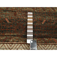 Load image into Gallery viewer, 10&#39;x14&#39;3&quot; Shades Of Brown, Khotan Influence All Over Intricate Design, Zero Pile, 100% Wool, Hand Knotted, Oriental Rug FWR453372