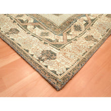 Load image into Gallery viewer, 9&#39;x11&#39;10&quot; Toffee Brown, Khotan Influence All Over Intricate Design, 100% Wool, Hand Knotted, Zero Pile, Oriental Rug FWR453378