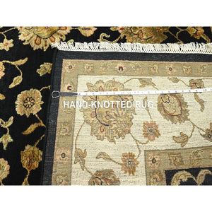 7'9"x10' Crimson Red, Persian Tabriz Influence Design, Wool & Silk, Tone on Tone, Hand Knotted, Oriental Rug FWR457836