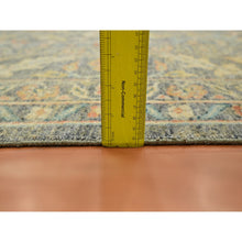 Load image into Gallery viewer, 9&#39;x12&#39;1&quot; Anchor Gray, Ziegler Mahal with Intricate Design, Shaved Low, 100% Wool, Hand Knotted, Vegetable Dyes, Oriental Rug FWR453816