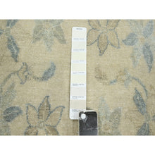 Load image into Gallery viewer, 8&#39;10&quot;x12&#39;1&quot; Papyrus White, Bijar Garus Spacious Persian Design With Soft Colors, Wool &amp; Silk, Hand Knotted, Natural Dyes, Oriental Rug FWR453822