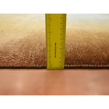 Load image into Gallery viewer, 9&#39;x12&#39;1&quot; Shades Of Brown, Rothko Inspired, Modern, Hand Knotted, Wool &amp; Silk, Soft Pile, Oriental Rug FWR453828