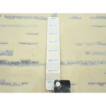 Load image into Gallery viewer, 8&#39;x9&#39;9&quot; Pristine White, Modern Design With Textured Weave, 100% Wool, Tone On Tone, Hand Knotted, Oriental Rug FWR453840