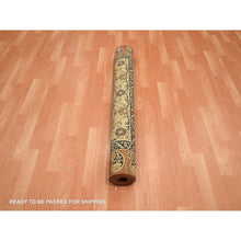 Load image into Gallery viewer, 4&#39;x6&#39; Scarlet Red, Pure Silk, Tabriz Haji Jalili Paisley Design, Soft Pile, Hand Knotted, Oriental Rug FWR453888