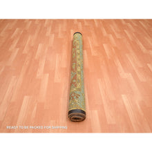 Load image into Gallery viewer, 4&#39;8&quot;x6&#39;4&quot; Rust Red, Lamani Collection with Large Flower Motifs, 100% Wool, 300 KPSI, Hand Knotted, Oriental Rug FWR453900