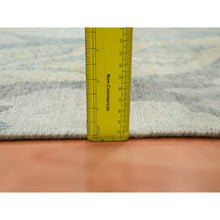 Load image into Gallery viewer, 2&#39;x4&#39;3&quot; Pristine White, Bijar Garus Spacious Persian Design With Soft Colors, Wool &amp; Silk, Hand Knotted, Natural Dyes, Sample, Mat, Oriental Rug FWR453948