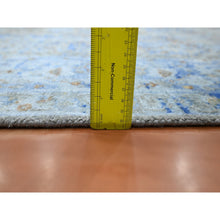 Load image into Gallery viewer, 9&#39;1&quot;x12&#39; Taupe Brown, Colorful Oushak With All Over Design, Oxidized Wool And Pure Silk, Hand Knotted, Oriental Rug FWR454242