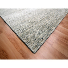 Load image into Gallery viewer, 9&#39;1&quot;x11&#39;10&quot; Warm Taupe, Plain Solid Design, Soft To The Touch, Pure Sari Silk, Hand Knotted, Oriental Rug FWR456426