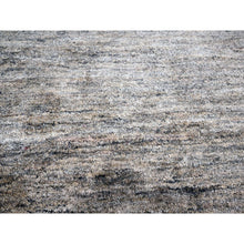Load image into Gallery viewer, 9&#39;1&quot;x11&#39;10&quot; Warm Taupe, Plain Solid Design, Soft To The Touch, Pure Sari Silk, Hand Knotted, Oriental Rug FWR456426