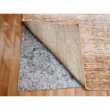 Load image into Gallery viewer, 9&#39;x12&#39; Beaver Brown, Soft Pile, Plain Solid Design, Pure Sari Silk, Hand Knotted, Oriental Rug FWR456438