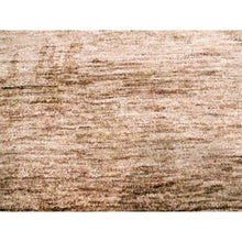 Load image into Gallery viewer, 9&#39;x12&#39; Beaver Brown, Soft Pile, Plain Solid Design, Pure Sari Silk, Hand Knotted, Oriental Rug FWR456438