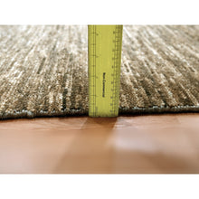 Load image into Gallery viewer, 2&#39;x3&#39; Mocha Brown, Plain Solid Design, Pure Wool, Sample, Strike Off, Hand Knotted, Mat, Oriental Rug FWR456564