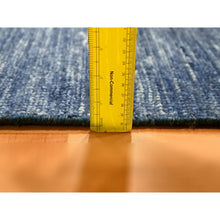 Load image into Gallery viewer, 2&#39;x3&#39; Imperial Blue, Hand Knotted, Modern Plain Solid Design, Pure Wool, Sample, Strike Off, Mat, Oriental Rug FWR456576