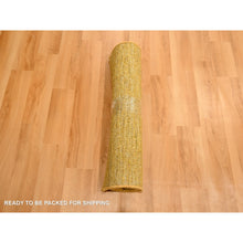 Load image into Gallery viewer, 2&#39;x3&#39; Copper Brown, Soft Pile, Plain Solid Design, Pure Sari Silk, Sample, Strike Off, Hand Knotted, Mat, Oriental Rug FWR456624