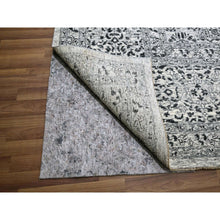 Load image into Gallery viewer, 15&#39;x20&#39; Powder White, Mamluk Dynasty, Tone On Tone Design, Undyed Natural Wool, Densely Woven, Hand Knotted, Oversized, Oriental Rug FWR456714