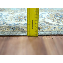 Load image into Gallery viewer, 6&#39;x9&#39;1&quot; Baby Blue, Hand Knotted, Agra, Shah Abbas Flower Vines Design, Pure Wool, Veggie Dyes, Denser Weave, Oriental Rug FWR456822