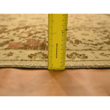 Load image into Gallery viewer, 10&#39;x13&#39;10&quot; Biscotti Brown, Agra, All Over Leaf Design, Zero Pile, 100% Wool, Hand Knotted, Vegetable Dyes, Oriental Rug FWR457020