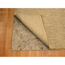 Load image into Gallery viewer, 7&#39;9&quot;x9&#39;7&quot; Beige, Tone On Tone, Undyed Natural Wool, Grass Design, Hand Knotted, Oriental Rug FWR457098
