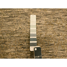 Load image into Gallery viewer, 8&#39;10&quot;x11&#39;10&quot;  Khaki Brown, Plain Solid Design, Undyed Natural Wool, Tone On Tone, Hand Knotted, Oriental Rug FWR457110