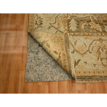 Load image into Gallery viewer, 8&#39;10&quot;x12&#39;2&quot; Thrush Brown, Bijar Garus Design, Zero Pile, Distressed, Shaved Low, Hand Knotted, 100% Wool, Oriental Rug FWR457188