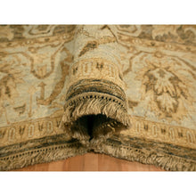 Load image into Gallery viewer, 8&#39;10&quot;x12&#39;2&quot; Thrush Brown, Bijar Garus Design, Zero Pile, Distressed, Shaved Low, Hand Knotted, 100% Wool, Oriental Rug FWR457188