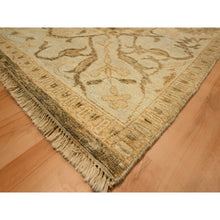 Load image into Gallery viewer, 8&#39;10&quot;x12&#39;2&quot; Thrush Brown, Bijar Garus Design, Zero Pile, Distressed, Shaved Low, Hand Knotted, 100% Wool, Oriental Rug FWR457188