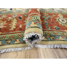 Load image into Gallery viewer, 10&#39;x14&#39;3&quot; Chiffon White, Heriz All Over Design, Soft Pile, Natural Dyes, Hand Knotted, Hand Spun New Zealand Wool, Oriental Rug FWR457338