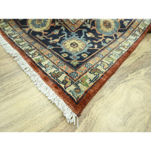 Load image into Gallery viewer, 10&#39;x13&#39;10&quot; Rust Red, Heriz All Over Design, Soft Pile, Natural Dyes, Hand Knotted, Hand Spun New Zealand Wool, Oriental Rug FWR457356