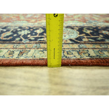 Load image into Gallery viewer, 10&#39;x13&#39;10&quot; Rust Red, Heriz All Over Design, Soft Pile, Natural Dyes, Hand Knotted, Hand Spun New Zealand Wool, Oriental Rug FWR457356