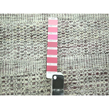 Load image into Gallery viewer, 8&#39;x10&#39; Garnet Red With Daisy White, Oxidized And Distressed Grass Design With Exposed Warps, 100% Wool, Hand Knotted, Oriental Rug FWR457794