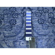 Load image into Gallery viewer, 8&#39;1&quot;x10&#39; Purple, Saturated Colors and Design, Tone on Tone, Hand Knotted, Wool &amp; Silk, Abrash, Oriental Rug FWR457854