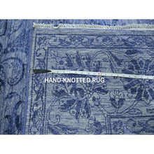 Load image into Gallery viewer, 8&#39;1&quot;x10&#39; Purple, Saturated Colors And Design, Tone On Tone, Hand Knotted, Wool &amp; Silk, Abrash, Oriental Rug FWR457854