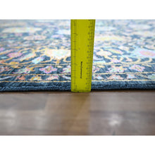Load image into Gallery viewer, 8&#39;x10&#39;2&quot; Imperial Blue, Colorful All Over Tabriz Design, Wool &amp; Silk, Hand Knotted, Oriental Rug FWR457890