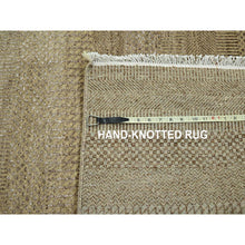 Load image into Gallery viewer, 8&#39;10&quot;x12&#39; Pearl White, Nain with All Over Flower Design, 250 KPSI, Wool and Silk, Hand Knotted, Soft Pile, Oriental Rug FWR549306