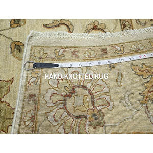 5'4"x8'1" Beige Worn Down And Old Persian Qashqai Pure Wool Distressed Hand Knotted Oriental Rug FWR343686