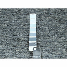 Load image into Gallery viewer, 8&#39;3&quot;x10&#39;1&quot; Anchor Gray, Salt and Pepper Design, Tone on Tone, Hand Knotted, 100% Wool, Oriental Rug FWR458280