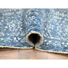 Load image into Gallery viewer, 8&#39;1&quot;x10&#39;4&quot; Aegean Blue, Mamluk Design, Pre Historic 14th Century Influence, Natural Dyes, Hand Knotted, Pure Wool, Oriental Rug FWR458526