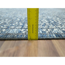 Load image into Gallery viewer, 8&#39;1&quot;x10&#39;4&quot; Aegean Blue, Mamluk Design, Pre Historic 14th Century Influence, Natural Dyes, Hand Knotted, Pure Wool, Oriental Rug FWR458526
