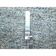 Load image into Gallery viewer, 9&#39;1&quot;x12&#39;2&quot; Stone Blue, Mamluk Design, Pre Historic 14th Century Influence, Natural Dyes, Hand Knotted, Pure Wool, Oriental Rug FWR458538