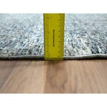 Load image into Gallery viewer, 9&#39;1&quot;x12&#39;2&quot; Stone Blue, Mamluk Design, Pre Historic 14th Century Influence, Natural Dyes, Hand Knotted, Pure Wool, Oriental Rug FWR458538